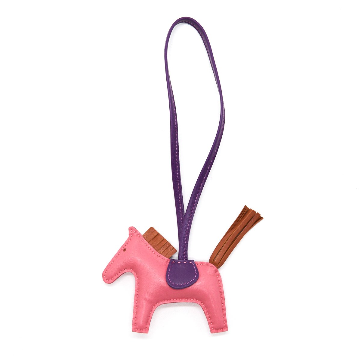 hermes-rodeo-pm-bag-charm-pink-purple-gold