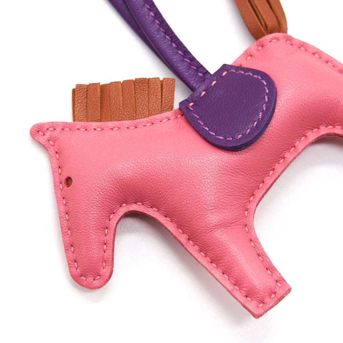 hermes-rodeo-pm-bag-charm-pink-purple-gold
