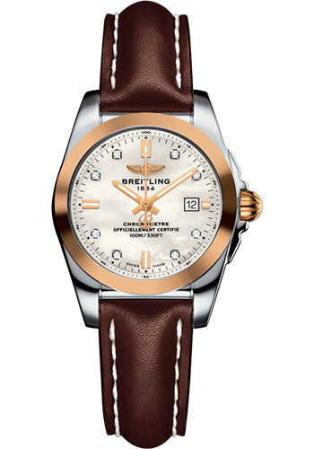 breitling-galactic-29-sleek-watch-steel-rose-gold-pearl-diamond-dial-brown-leather-strap-tang-buckle-c7234812-a792-484x-a12ba-1