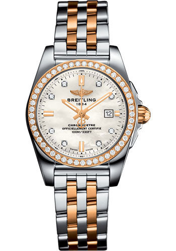 breitling-galactic-29-sleek-watch-steel-rose-gold-gem-set-bezel-pearl-diamond-dial-two-tone-bracelet-c72348531a1c1