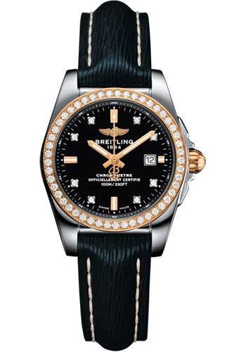 breitling-galactic-29-sleek-watch-stainless-steel-black-dial-blue-calfskin-leather-strap-tang-buckle-c72348531b1x1