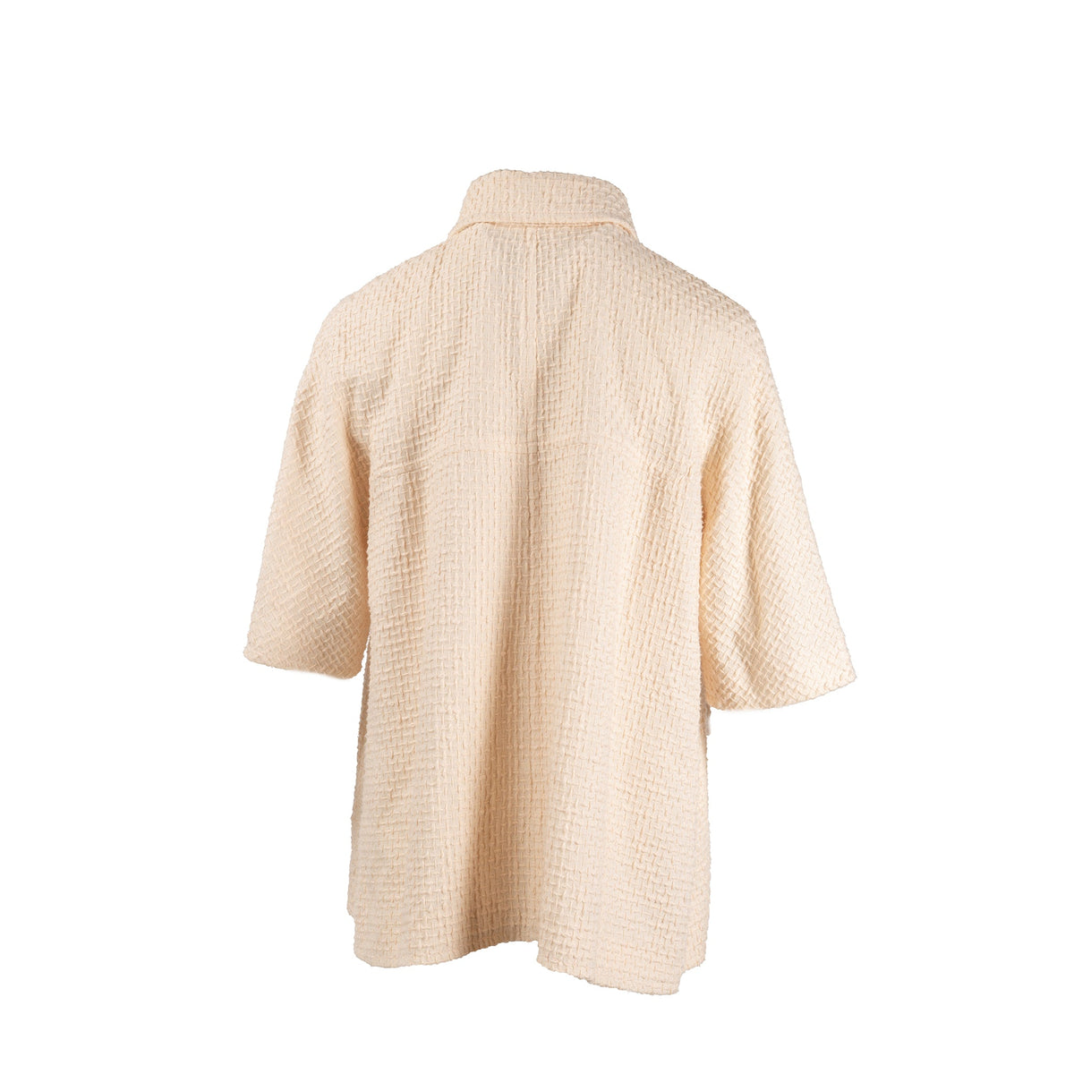 chanel-size-44-pearl-button-zip-up-jacket-tweed-cream