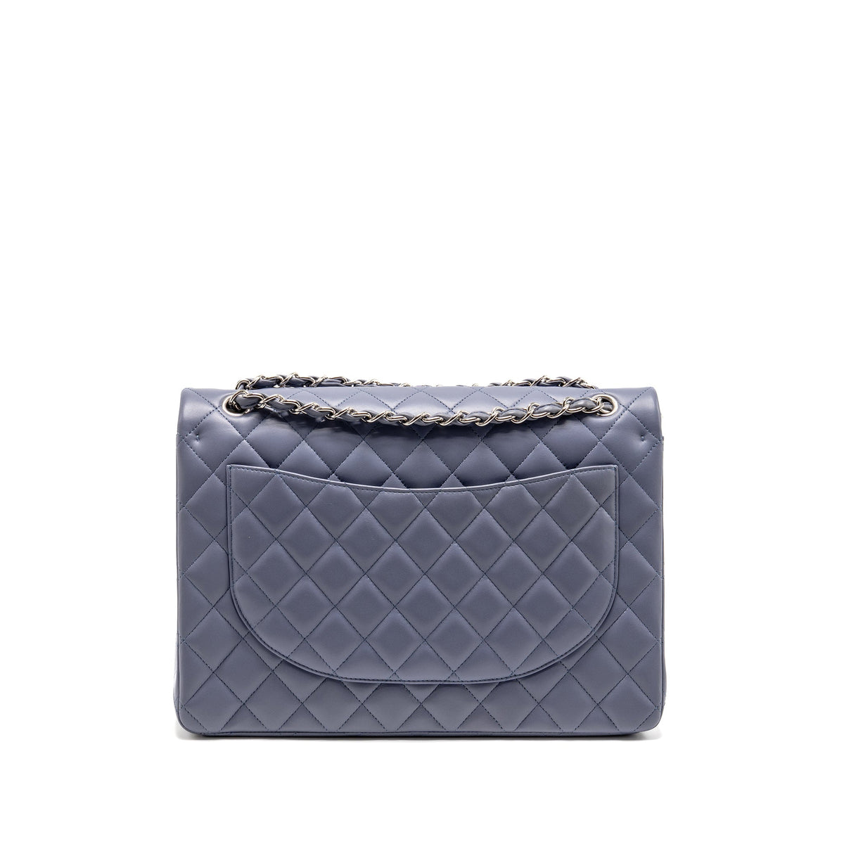 chanel-maxi-classic-double-flap-bag-lambskin-light-purple-shw