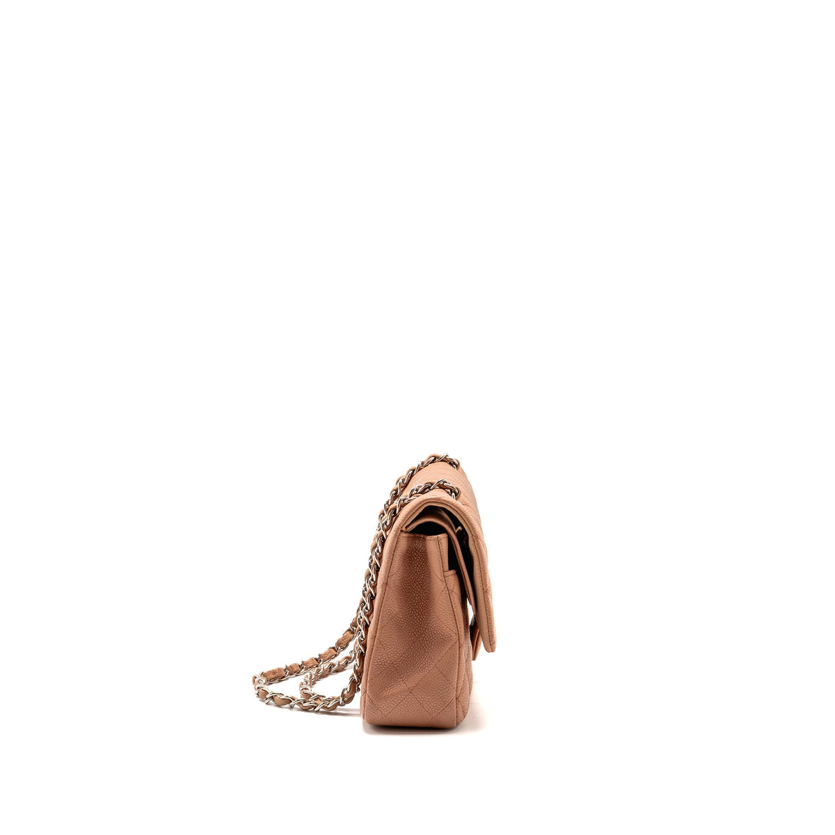 chanel-medium-classic-double-flap-bag-caviar-dark-pink-shw