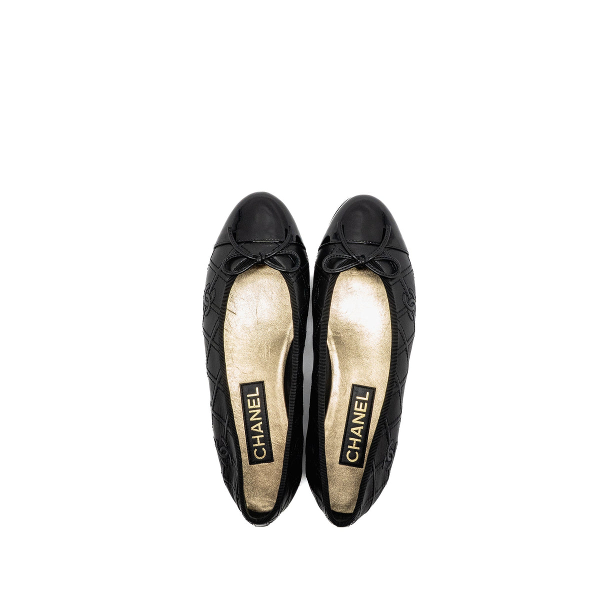 chanel-size-38-5-23s-ballerinas-lambskin-patent-calfskin-black