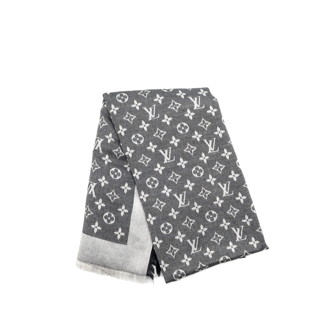 louis-vuitton-monogram-shine-shawl-silk-wool-black-silver