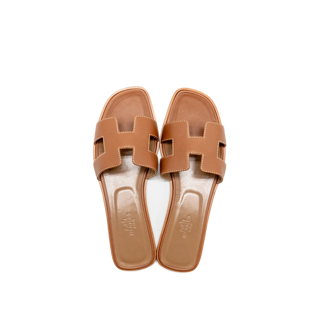 hermes-size-37-5-oran-sandals-calfskin-gold-2