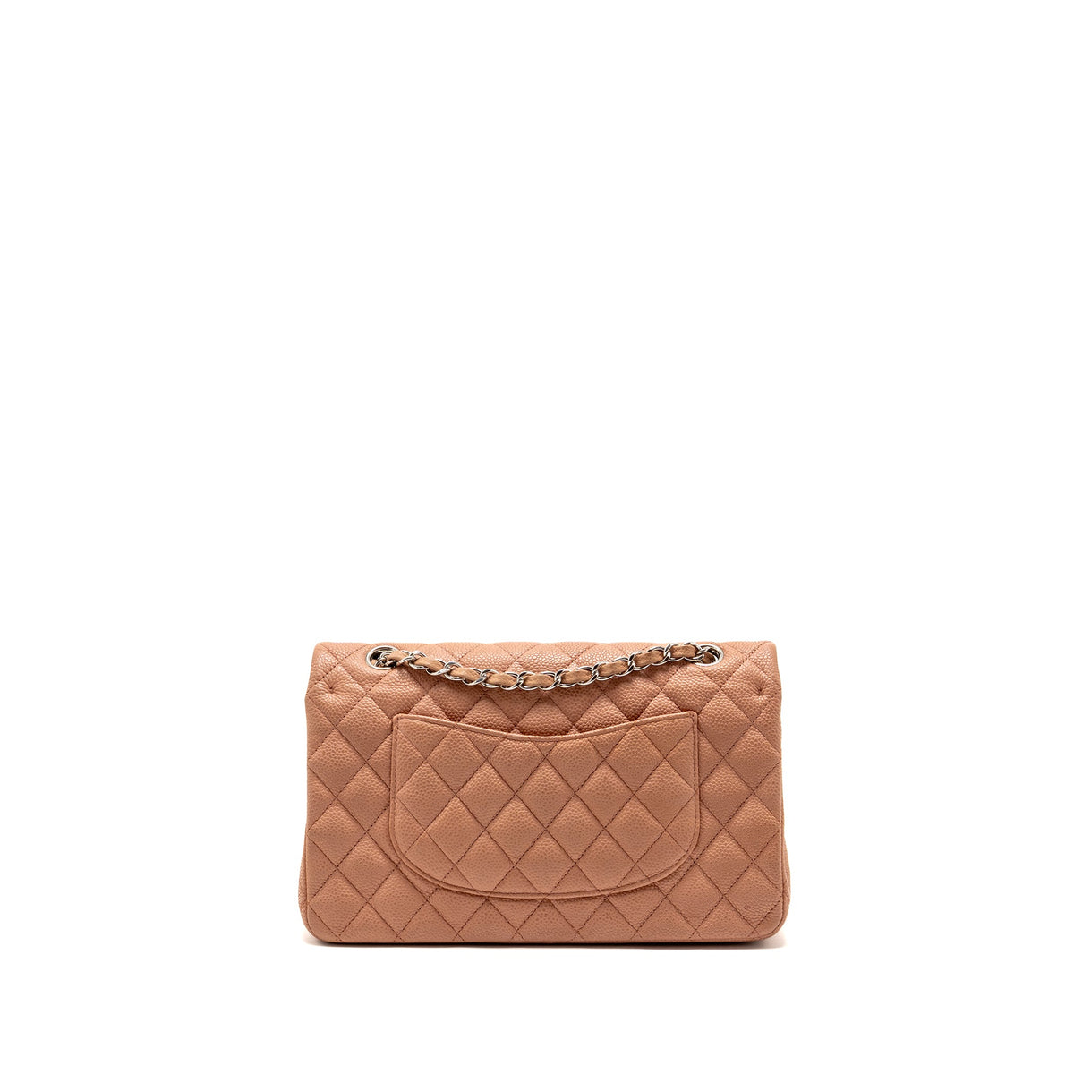 chanel-medium-classic-double-flap-bag-caviar-dark-pink-shw