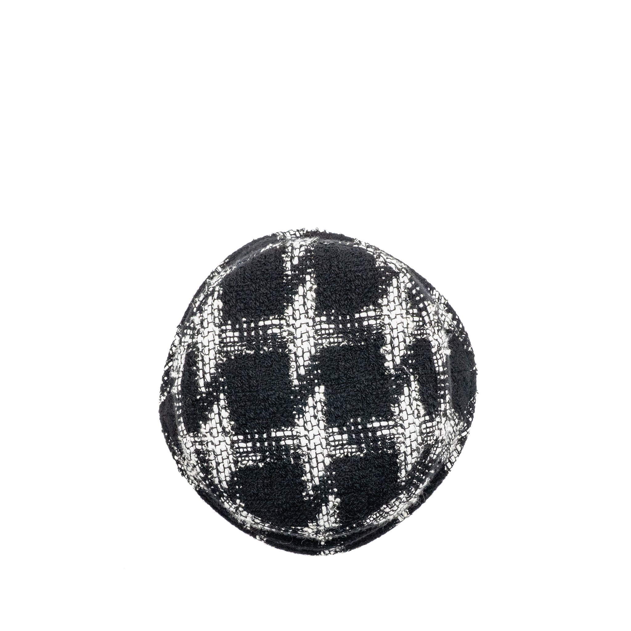 chanel-size-s-bucket-hat-tweed-black-white