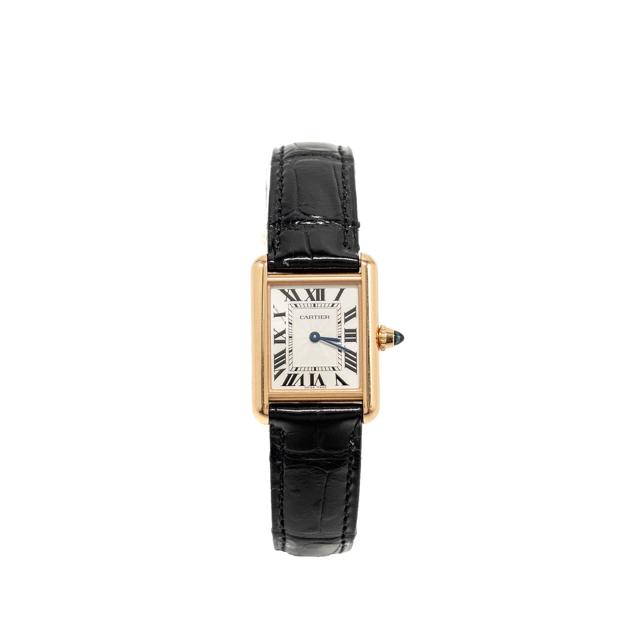 cartier-tank-louis-cartier-watch-small-model-rose-gold-case-silvered-beaded-dial-shiny-black-and-brown-alligator-straps-model-wgta0010