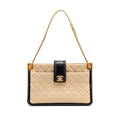 chanel-elegant-cc-tote-quilted-lambskin-beige-black-ghw