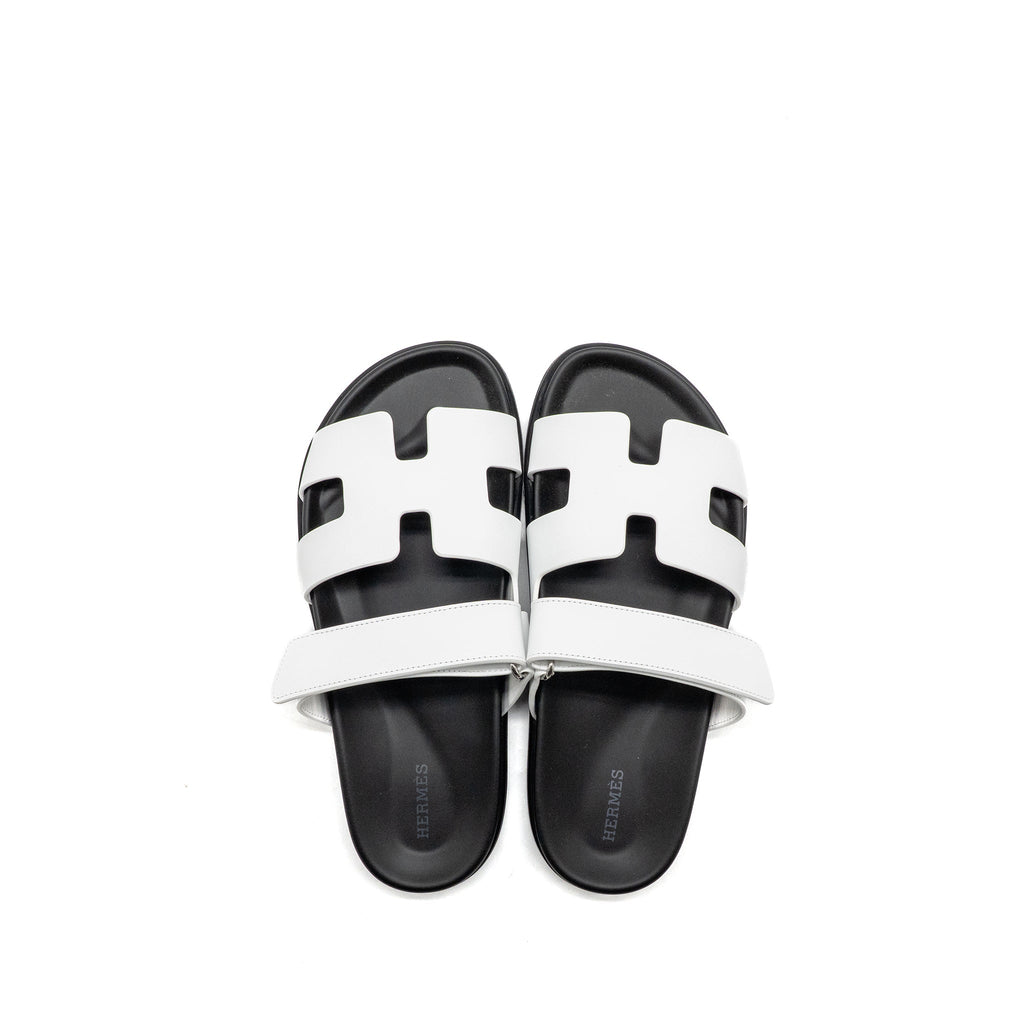 hermes-size-39-chypre-sandals-calfskin-blanc