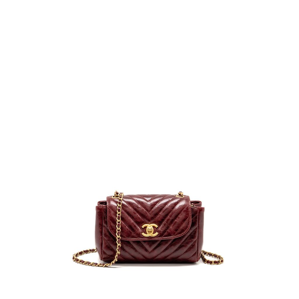 chanel-small-hampton-flap-bag-glazed-calfskin-burgundy-ruthenium-ghw