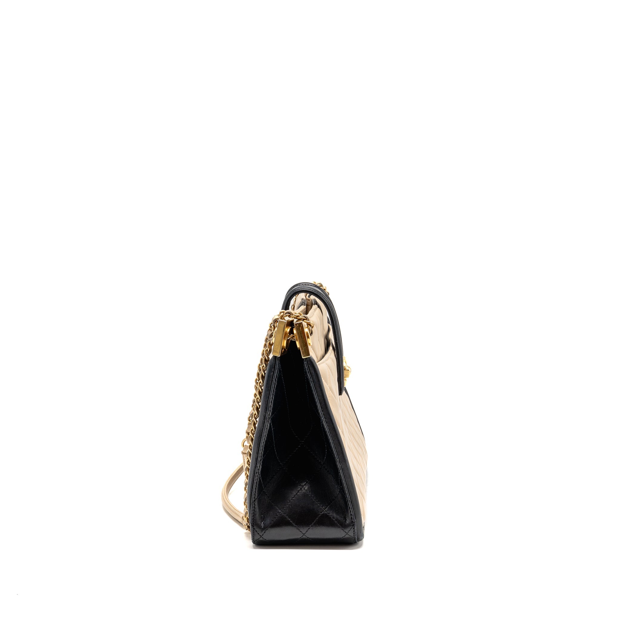 chanel-elegant-cc-tote-quilted-lambskin-beige-black-ghw