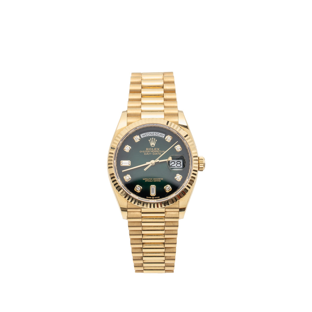 rolex-day-date-36mm-oyster-perpetual-green-ombre-diamond-set-dial-president-bracelet-yellow-gold