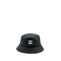 chanel-size-s-cc-logo-bucket-hat-cotton-black