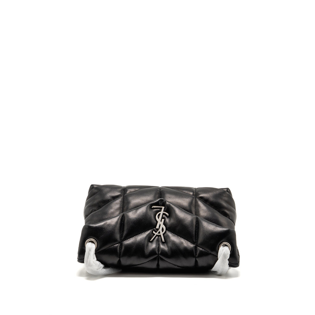 saint-laurent-ysl-small-puffer-bag-lambskin-black-shw
