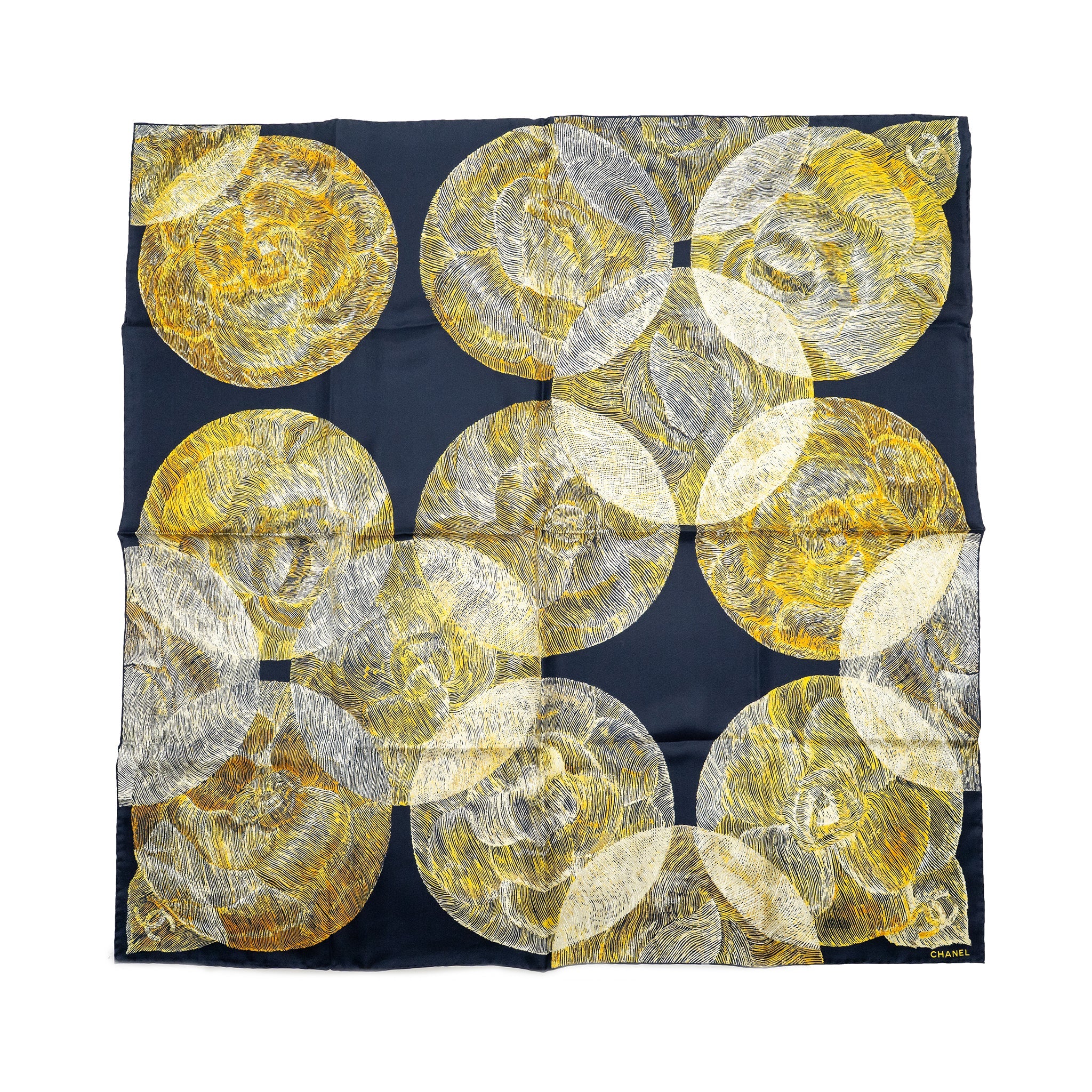 chanel-scarf-yellow-blue