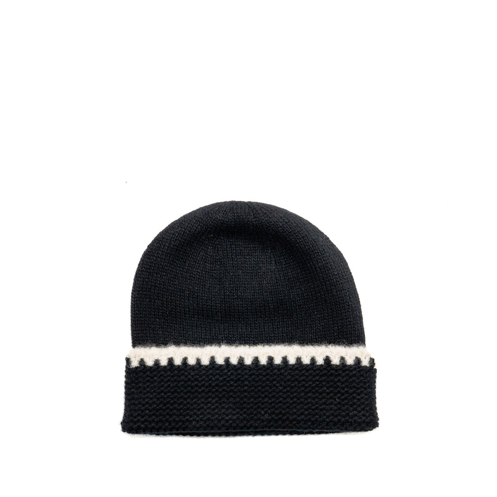 chanel-beanie-hat-black-white