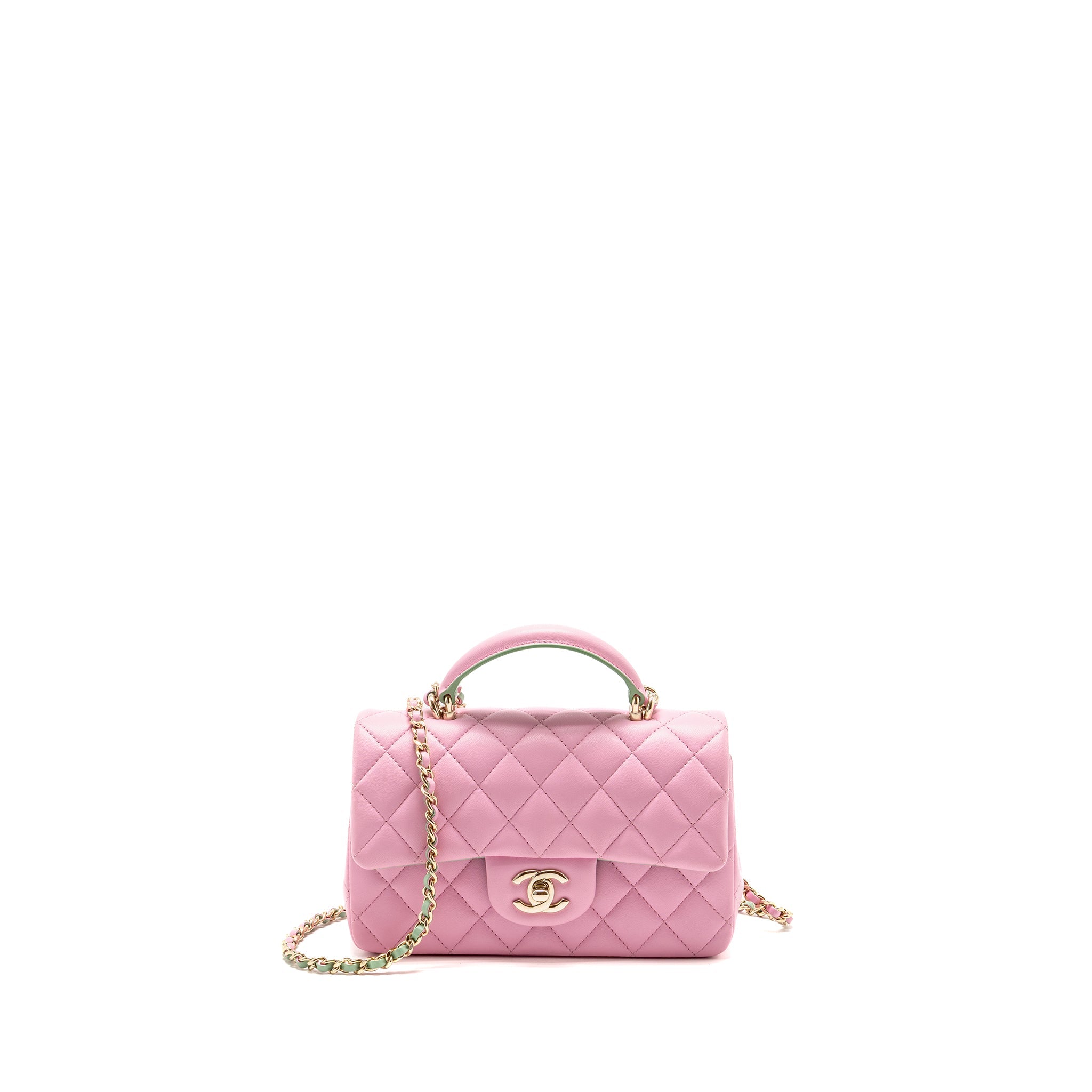 chanel-top-handle-mini-rectangular-flap-bag-lambskin-lilac-light-green-lghw-microchip
