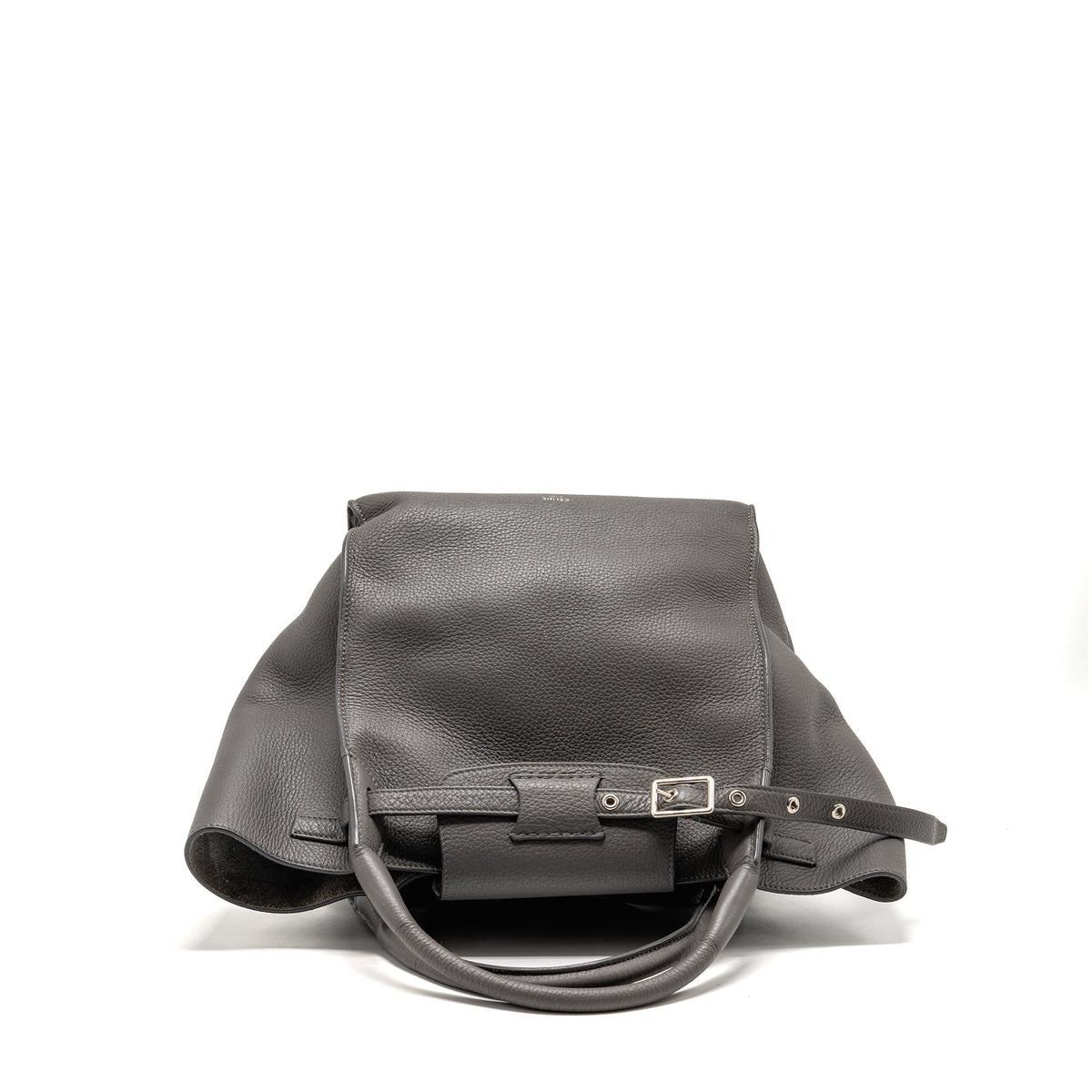 celine-small-big-bag-with-long-strap-bag-supple-grained-calfskin-grey-shw