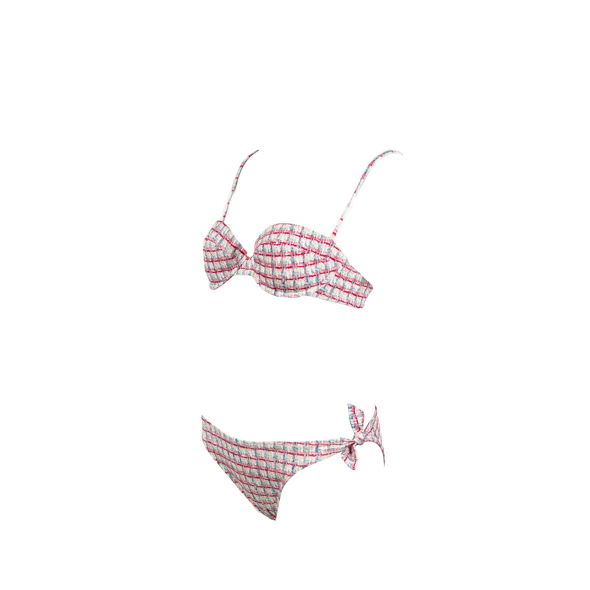 chanel-size-34-swimwear-set-pink
