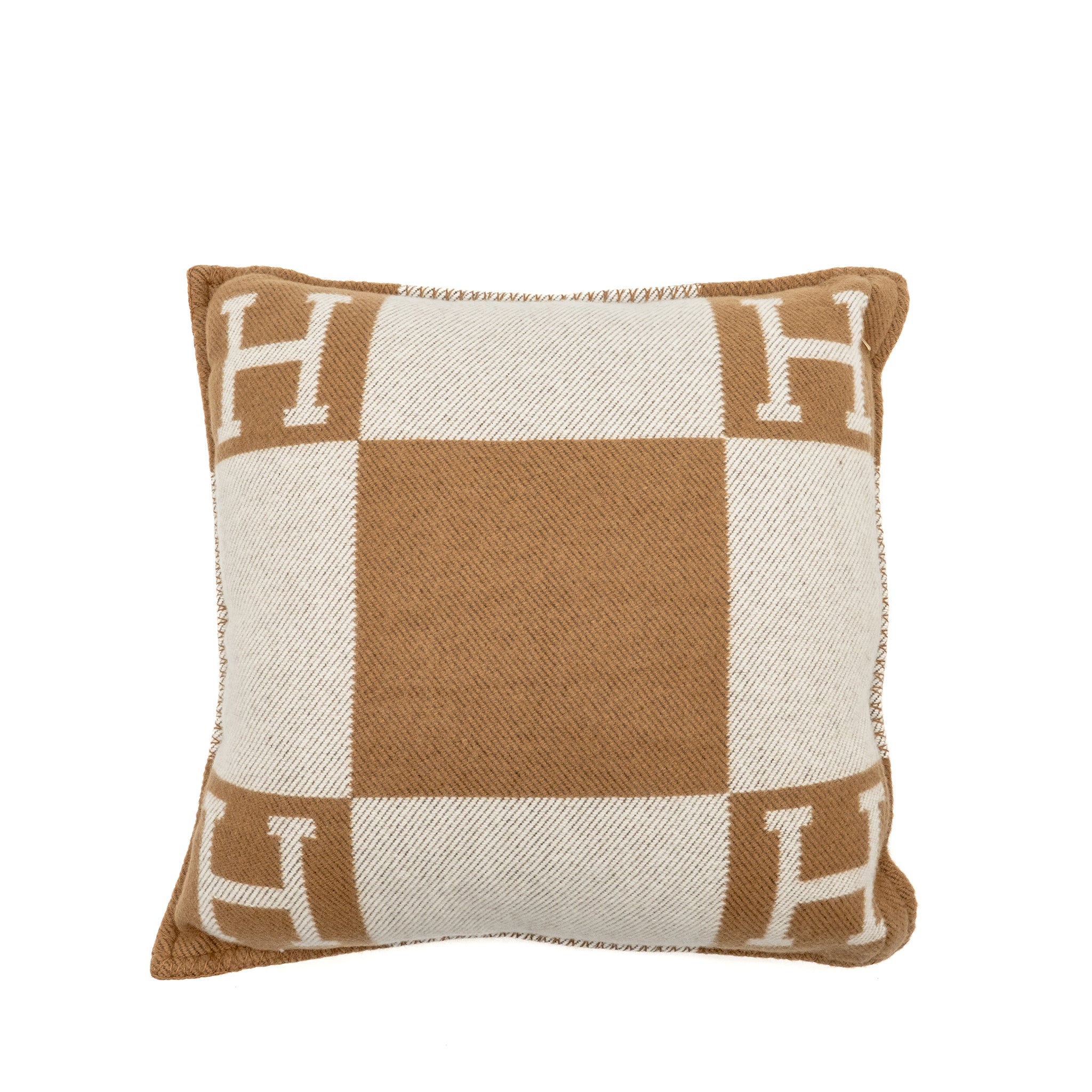hermes-pillow-dark-brown