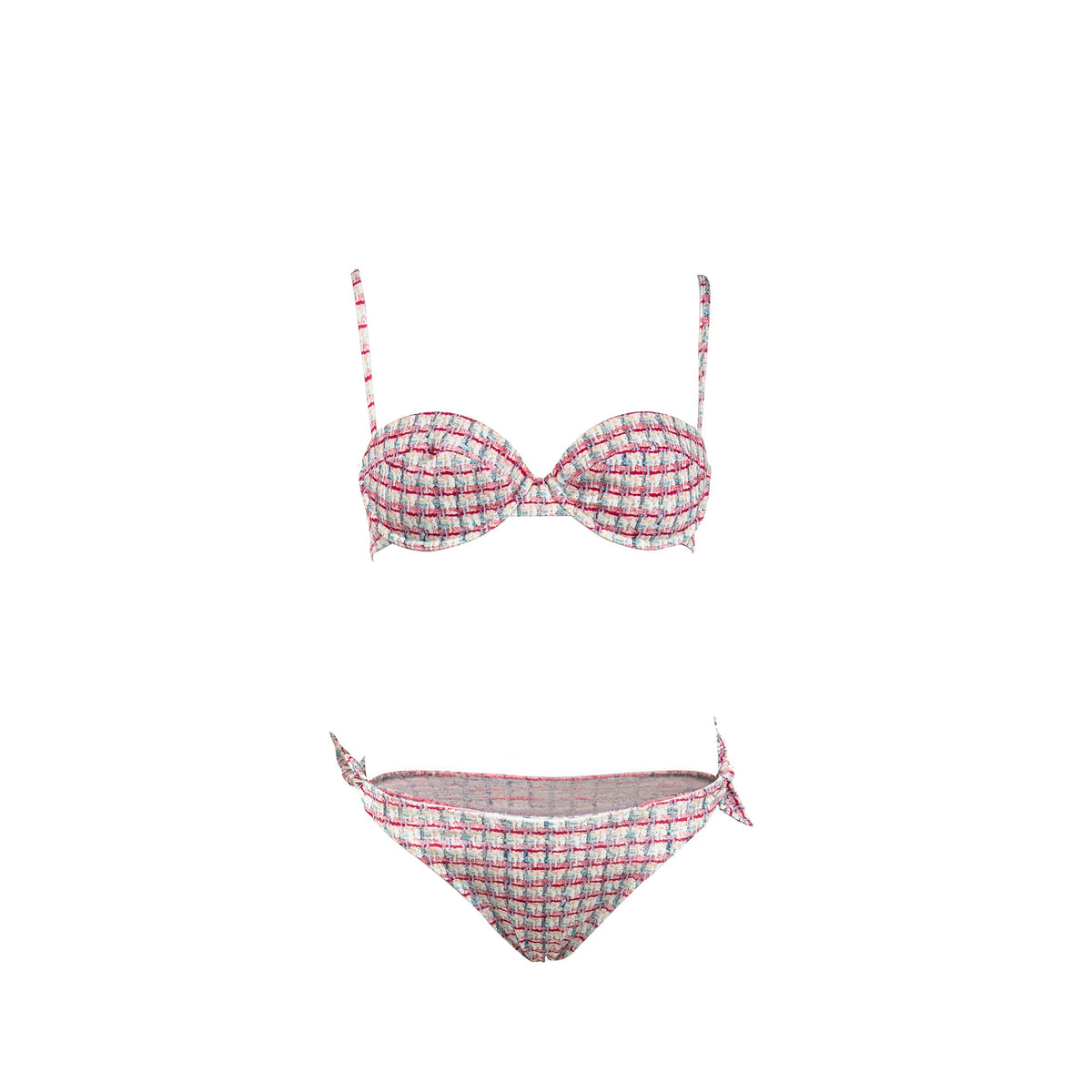 chanel-size-34-swimwear-set-pink