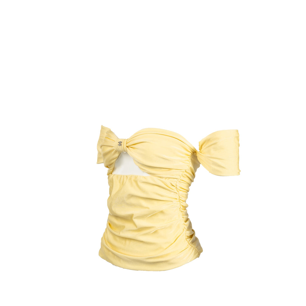 chanel-size-36-bow-top-yellow