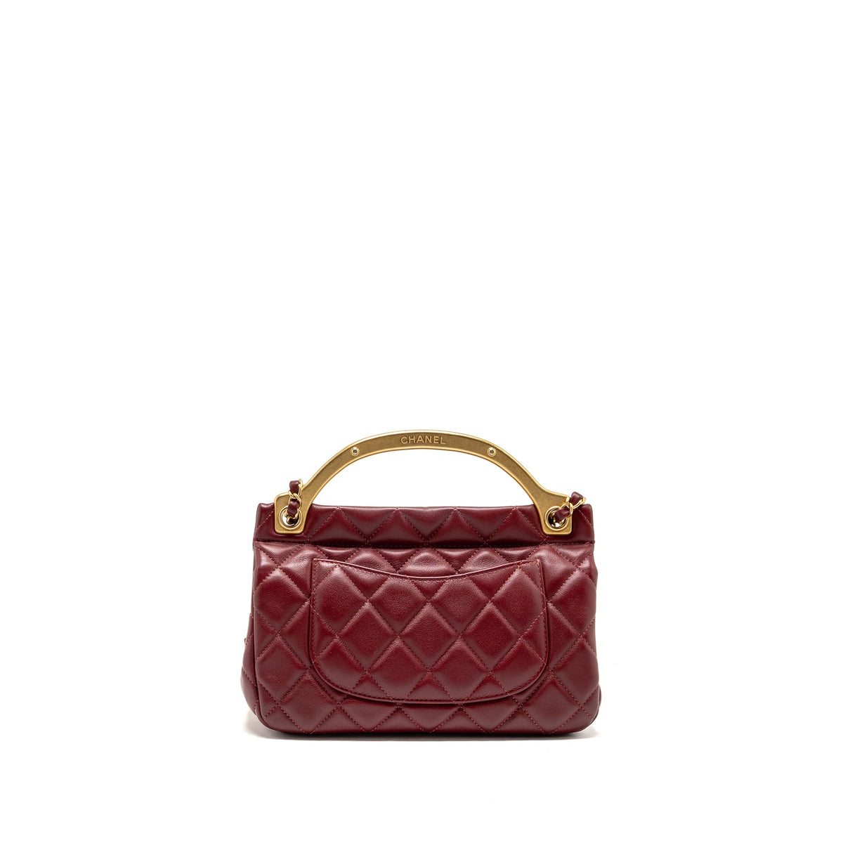 chanel-hanger-flap-bag-lambskin-dark-red-ghw-microchip-copy