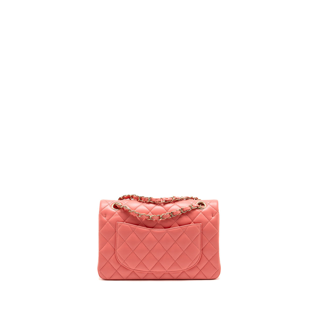 chanel-small-classic-double-flap-bag-lambskin-pink-lghw-microchip