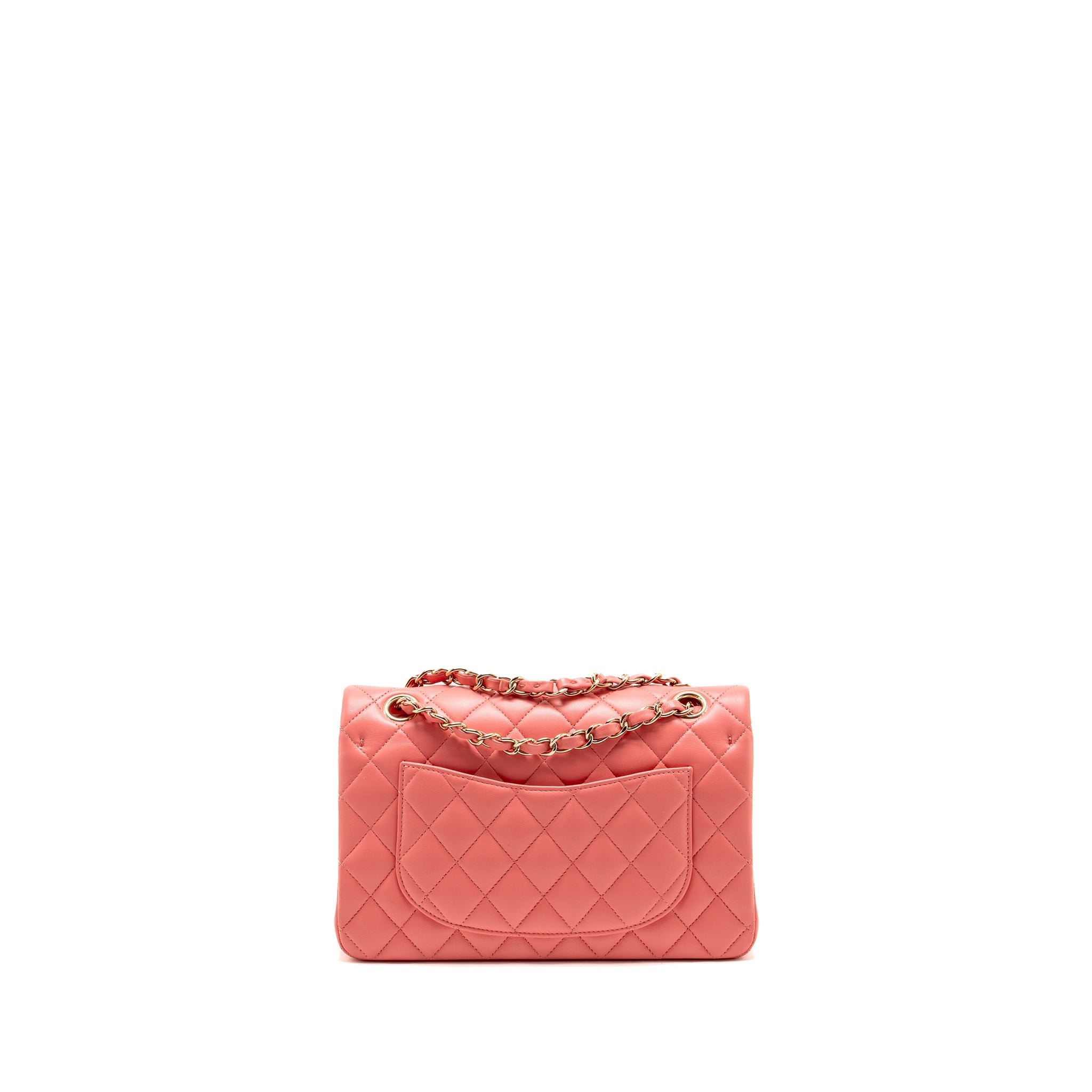 chanel-small-classic-double-flap-bag-lambskin-pink-lghw-microchip
