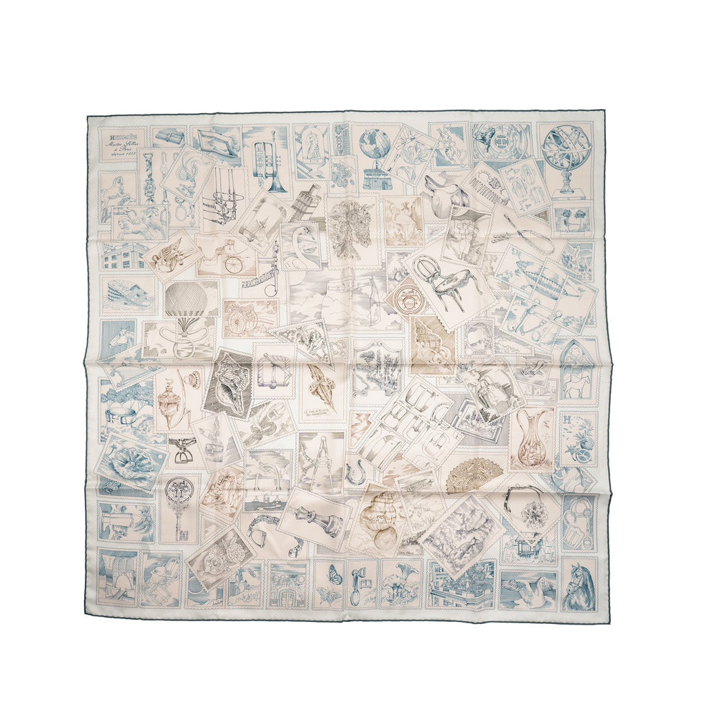 hemes-90cm-silk-scarf-le-philateliste-du-faubourg-rose-pale-gris-blanc