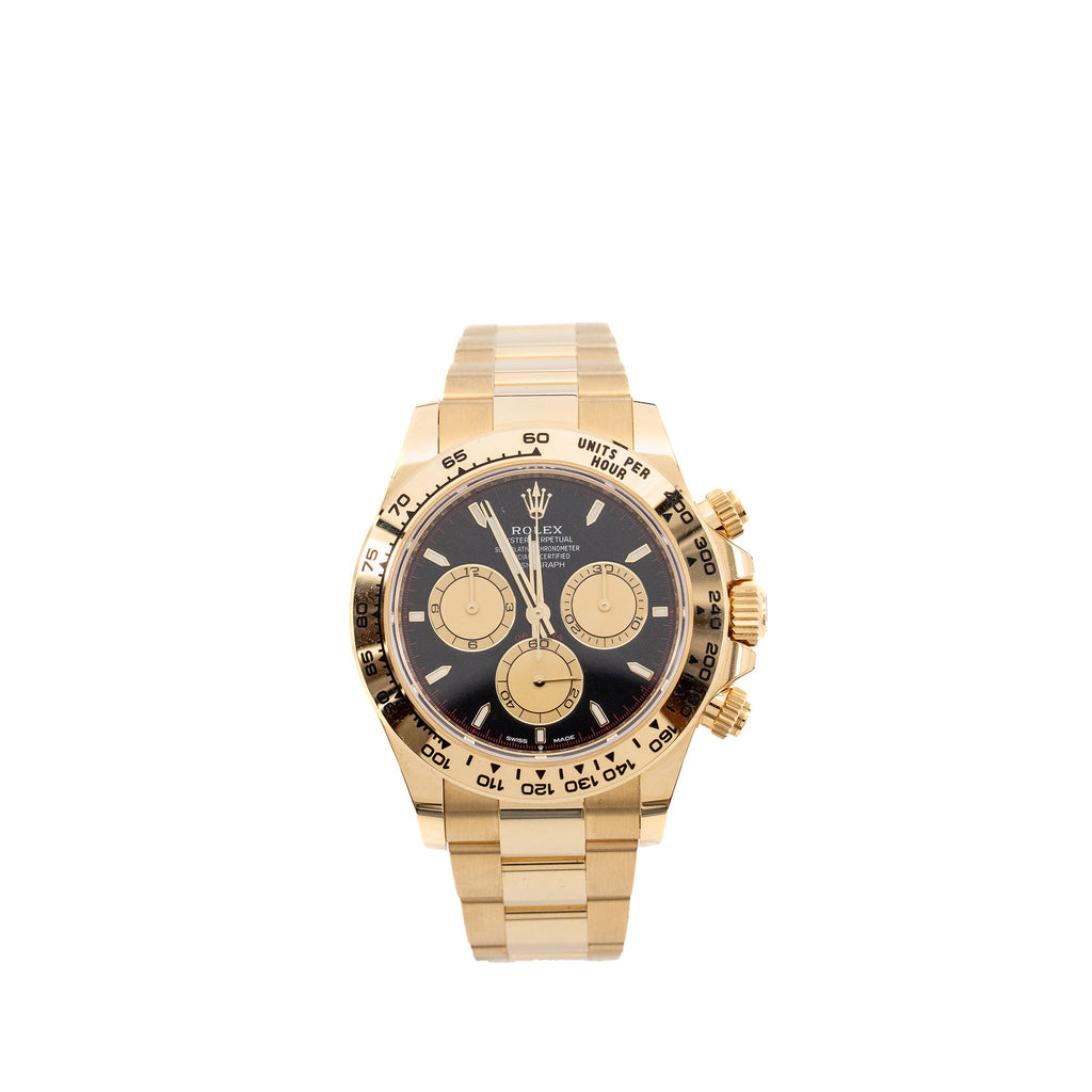 rolex-cosmograph-daytona-40mm-oyster-yellow-gold-intense-black-champagne-dial-model-m126508-0002