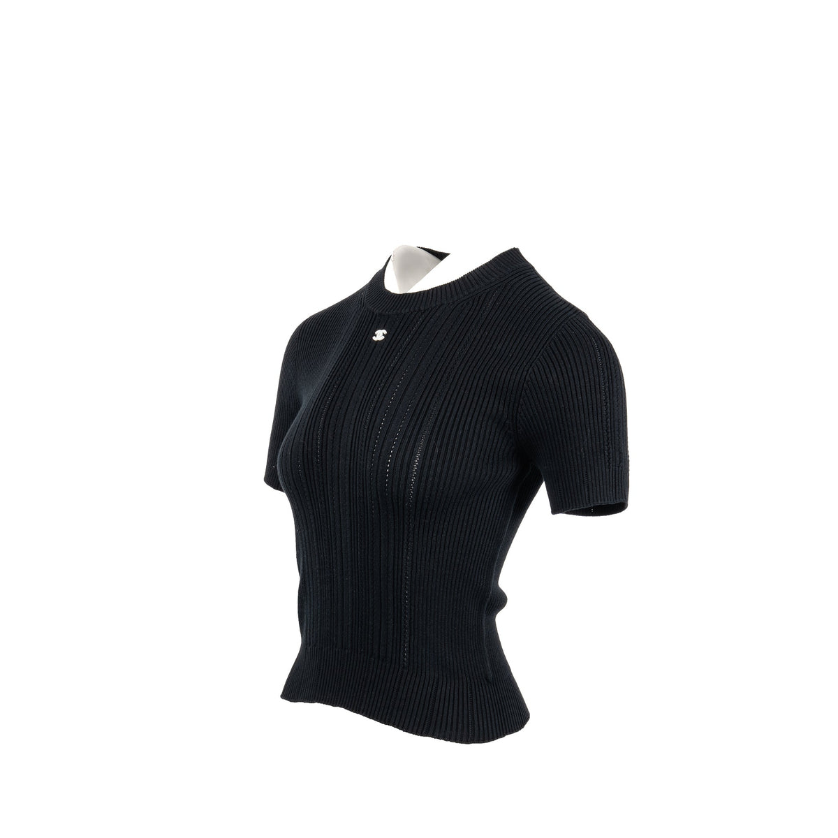 chanel-size-34-cc-logo-top-black