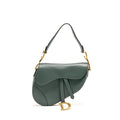 dior-medium-saddle-bag-calfskin-dark-green-ghw