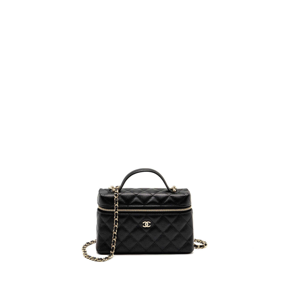 chanel-25p-cc-top-handle-vanity-bag-caviar-black-lghwmicrochip