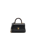chanel-small-coco-handle-with-lizard-embossed-handle-chevron-caviar-black-ghw