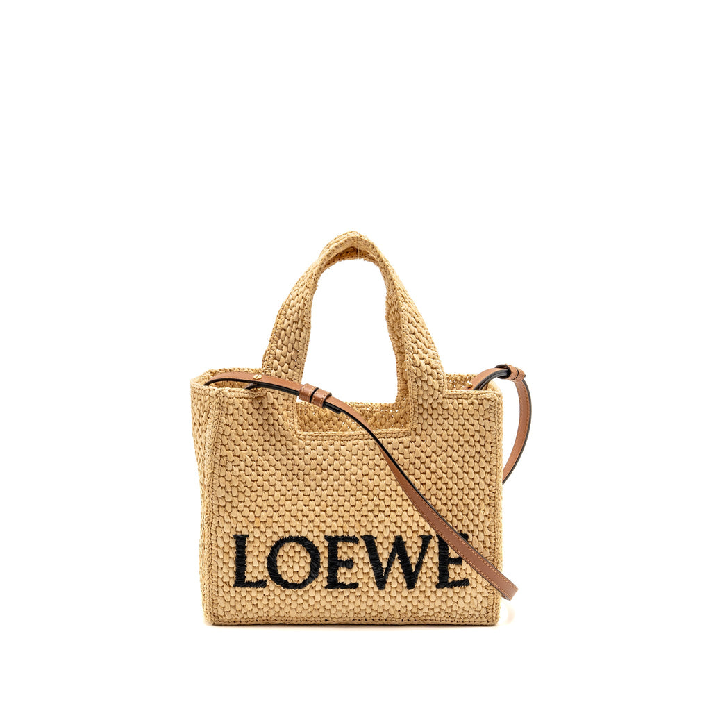 loewe-small-font-tote-bag-raffia-calfskin-natural-ghw