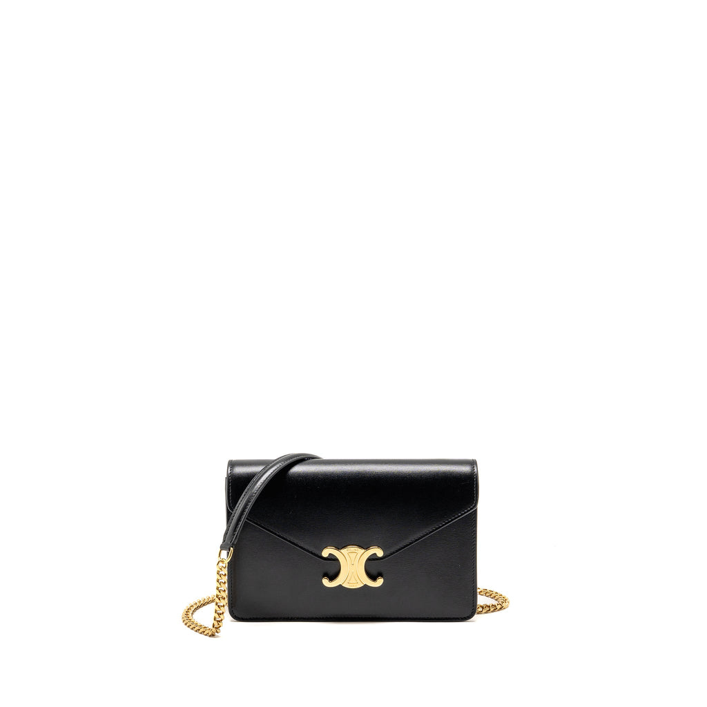 celine-wallet-on-chain-margo-calfskin-black-ghw-copy-1