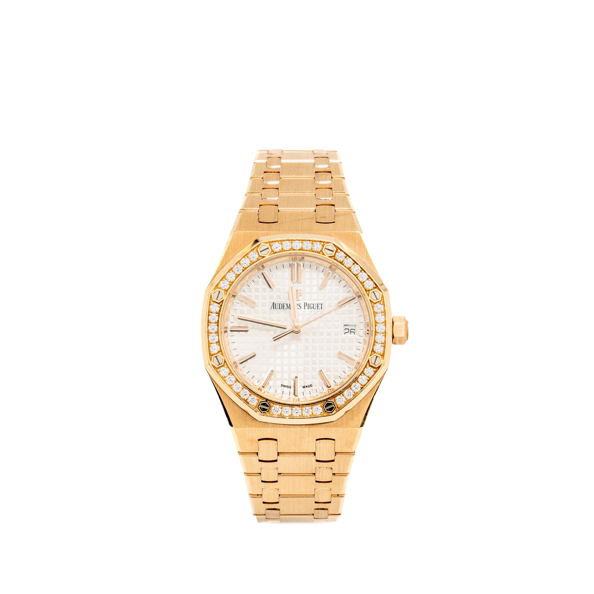 audemars-piguet-royal-oak-34mm-white-dial-diamond-bezel-self-winding-rose-gold-77351or-1