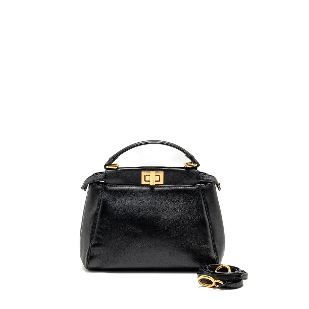 fendi-mini-peekaboo-lambskin-black-ghw-1