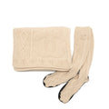chanel-cc-logo-sock-slipper-blanket-travel-set-cashmere-cream-knit-copy