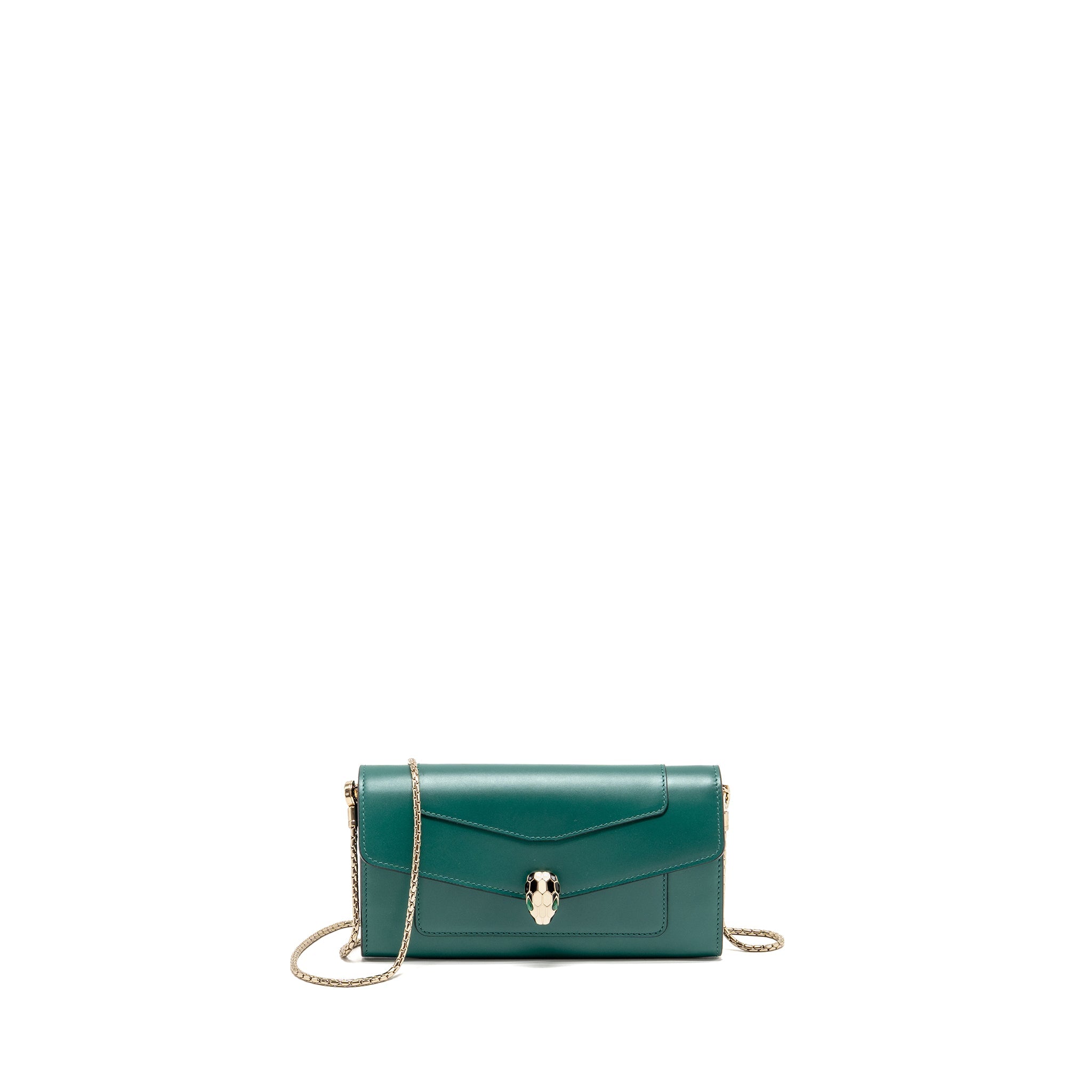 bvlgari-serpenti-flap-wallet-with-chain-calfskin-green-lghw