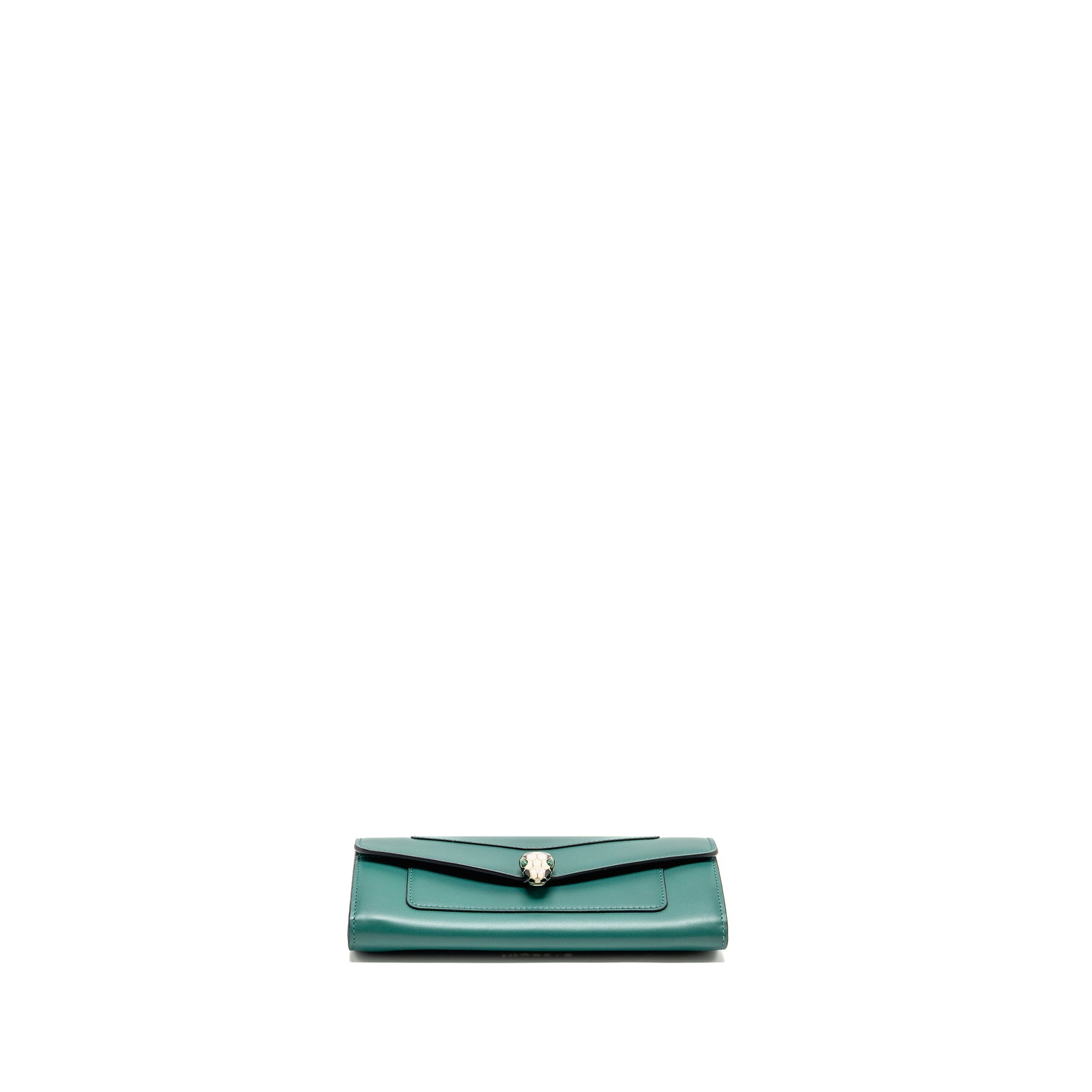 bvlgari-serpenti-flap-wallet-with-chain-calfskin-green-lghw
