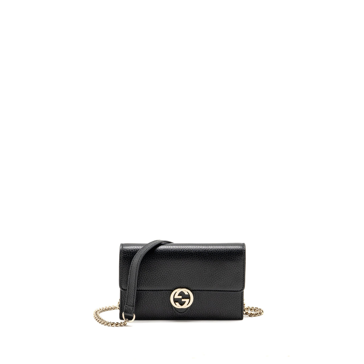 gucci-interlocking-chain-wallet-calfskin-black-ghw