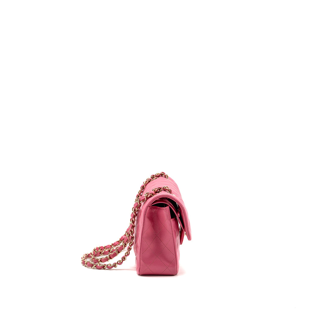 chanel-small-classic-double-flap-bag-caviar-hot-pink-lghw