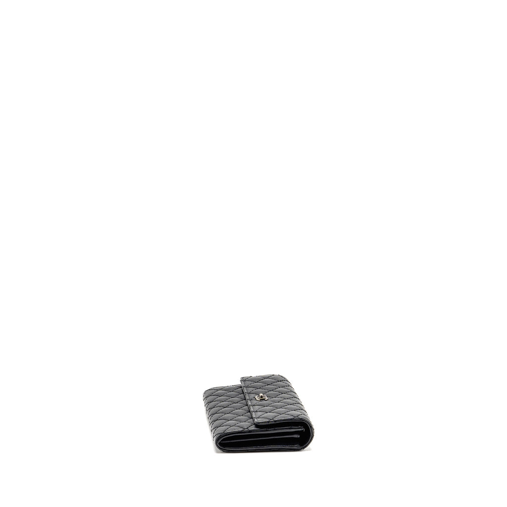chanel-classic-flap-long-wallet-caviar-black-shw