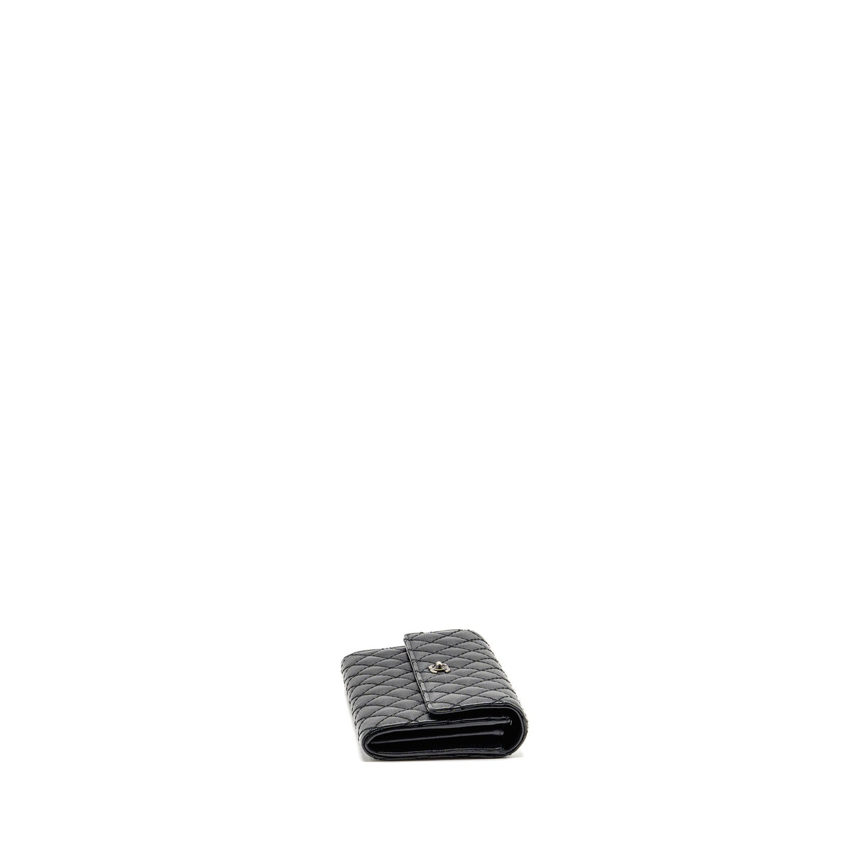 chanel-classic-flap-long-wallet-caviar-black-shw