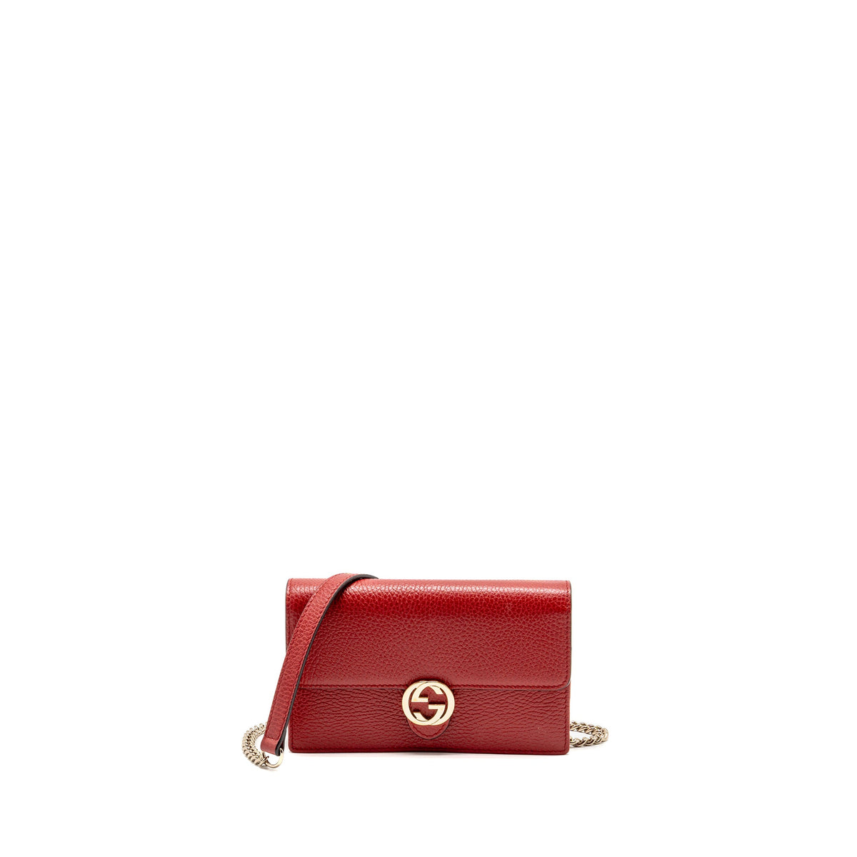 gucci-interlocking-chain-wallet-calfskin-red-ghw